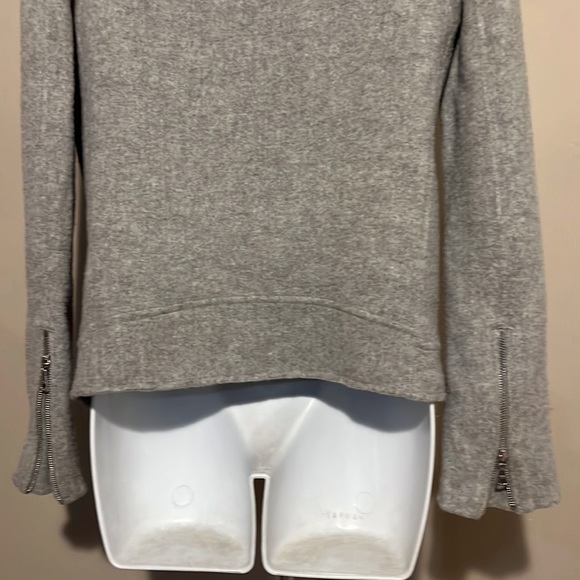 THEORY TRALSMIN DF NEW DIVIDE Gray Wool/Cashmere Moto Jacket S/ Read description - Picture 9 of 16